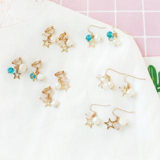 Pearl Star Earring