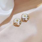 Flower Earring 1 Pair - E2128 - Floral - One Size