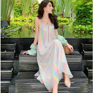 Strappy Midi Sun Dress / Light Jacket