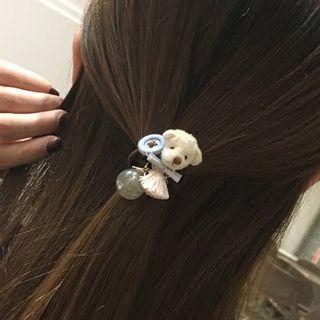 Bear Tasseled Hair Tie