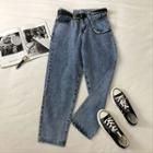 Set: Harem Jeans + Belt Bag