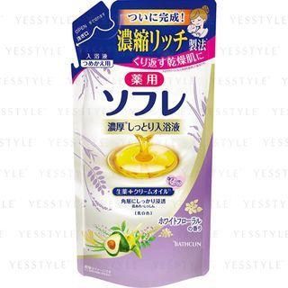 Bathclin - Sofre Medicinal Rich Moist Bath Solution (white Floral) (refill) 400ml