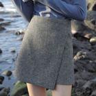Herringbone Asymmetrical A-line Skirt