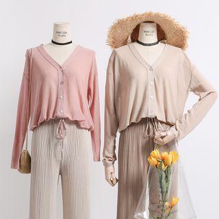Lightweight Loose-fit Knit Cardigan