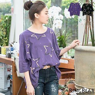Star Printed Long Tee