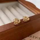 Bow Alloy Hoop Earring