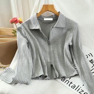 Long-sleeve Half-zip Polo Shirt