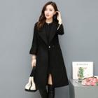 Notched Lapel Bell-sleeve Coat