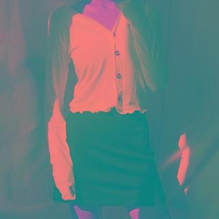 Long-sleeve Button-up Cropped Top
