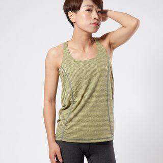 Crisscross Back Sports Tank Top