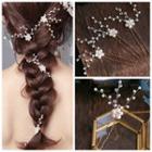 Bridal Faux Pearl Hair Pin 1pc - As Shown In Figure - One Size