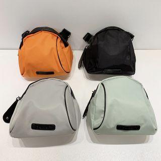 Wide Strap Zip Crossbody Bag
