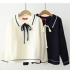 Bow Collared Sweater