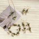 Flower Alloy Dangle Earring / Bracelet (various Designs)