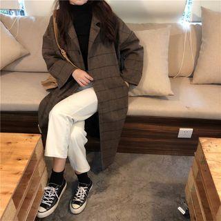 Plaid Coat As Shown In Figure - One Size