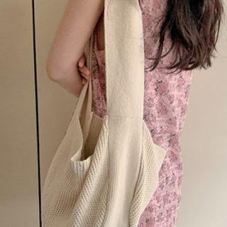Rib-knit Crossbody Bag