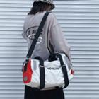 Two-tone Lettering Carryall Bag