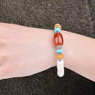 Agate Bead Bracelet