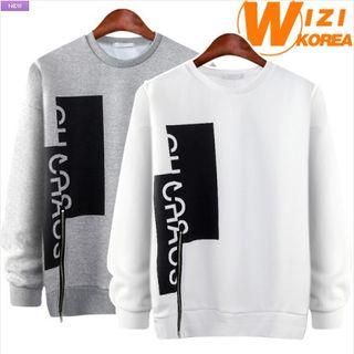 Printed Zip-detail Sweatshirt