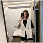 Set: Crew-neck Short-sleeve T-shirt + Vest