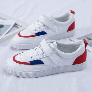 Color Block Strap Sneakers