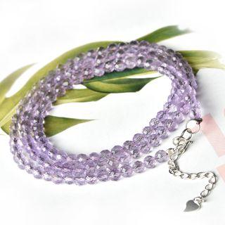 Faux Crystal Bead Necklace