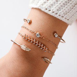 Set Of 4: Bracelet (various Designs) 6885 - One Size