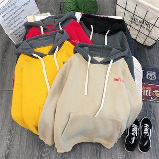 Two Tone Letter Hoodie