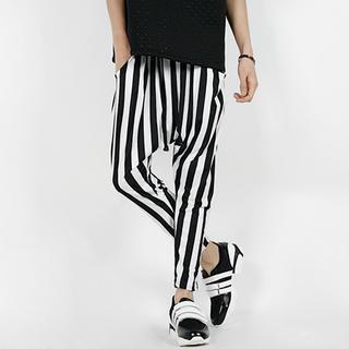 Stripe Harem Pants