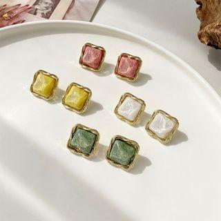 Rectangle Resin Earring