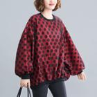 Dotted Pullover Red - One Size