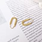 925 Sterling Silver U Dangle Earring As Shown In Figure - One Size