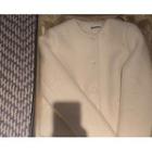 [dearest] Collarless Woolen Jacket (cream) One Size