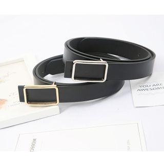 Rectangular Buckle Belt
