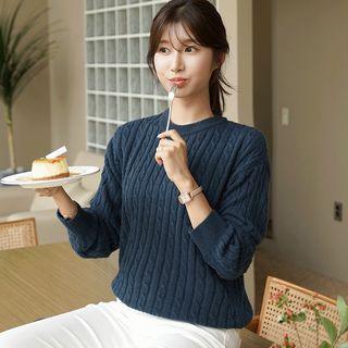 Basic Cable-knit Top In 15 Colors