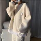 Round Neck Fleece Sweatshirt