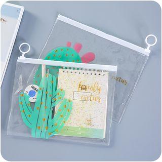 A5 Transparent Zip Pouch