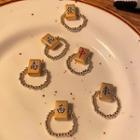 Beaded Mahjong Tile Ring