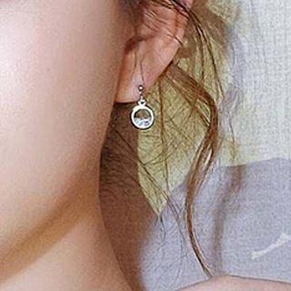 Circle Drop Earring As Shown In Figure - One Size