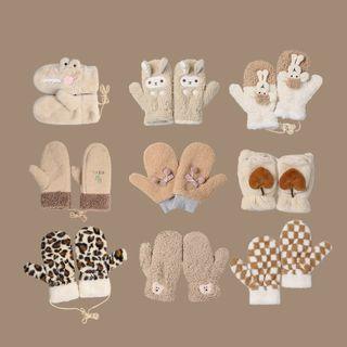 Checker Mittens (various Designs)