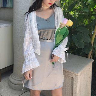 Light Jacket / Camisole Top / A-line Skirt