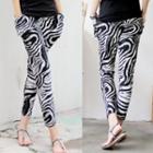 Patterned Baggy Pants