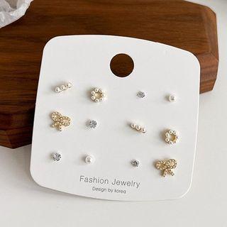 Pearl Earring - Set Silver - One Size