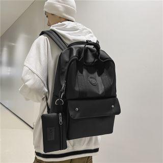 Set: Applique Backpack + Coin Purse