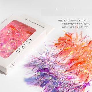 Iridescent Strip Nail Art Decoration