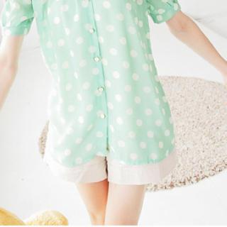 Elastic-waist Shorts