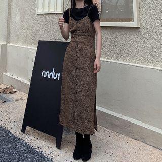 Leopard Strappy Dress