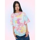 Rola Bear Dyed T-shirt Pink - One Size