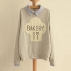 Striped Collar Pullover