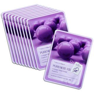 Tony Moly - Pureness 100 Mask Sheet - Collagen 10pcs 10pcs
